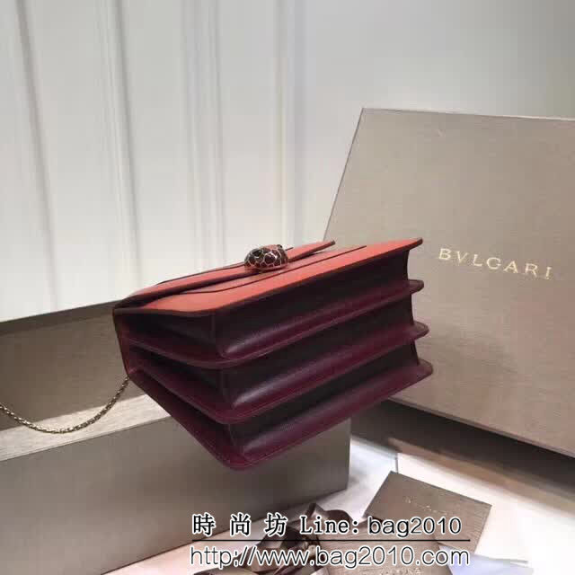 BVLGARI寶格麗 原單品質 專櫃新款 三層琺瑯蛇頭包 可手提肩背斜挎 B38329 FYD1219